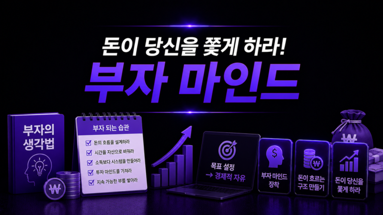 돈을 쫓지 마라, 돈이 당신을 쫓게 하라