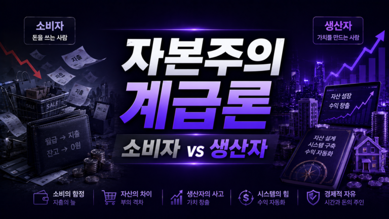 자본주의 계급론 생산자 vs 소비자