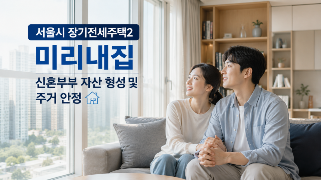 서울시 장기전세주택2 미리내집 신혼부부 자산 형성 및 주거 안정 인테리어 이미지